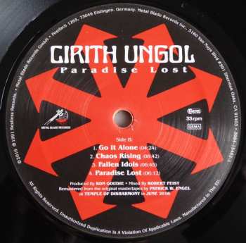 LP Cirith Ungol: Paradise Lost 229199