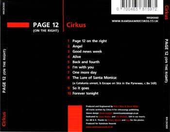 CD Cirkus: Page 12 (On The Right)