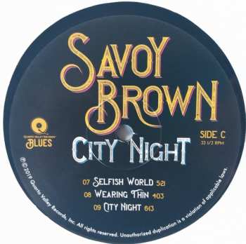 2LP Savoy Brown: City Night 7150