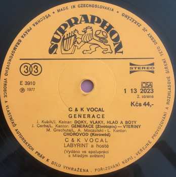 LP C&K Vocal: Generace 42761
