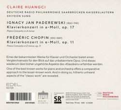 CD Claire Huangci: Paderewski, Chopin 284601
