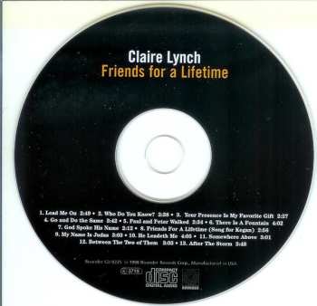 CD Claire Lynch: Friends For A Lifetime