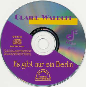 CD Claire Waldoff: Es Gibt Nur Ein Berlin