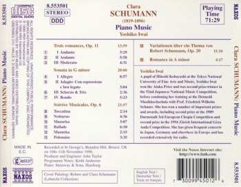 CD Clara Schumann: Piano Music 304784