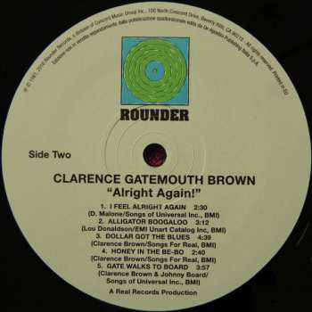 LP Clarence "Gatemouth" Brown: Alright Again!