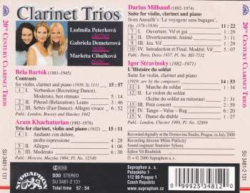 CD Béla Bartók: Clarinet Trios 7186