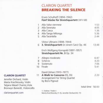 CD Clarion Quartet: Breaking The Silence 367903