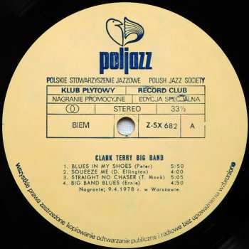 LP Clark Terry Big Band: Clark Terry 50317