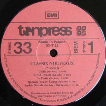 LP Classix Nouveaux: Classics 41800