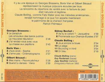 CD Claude Bolling: Claude Bolling Joue... Brassens, Vian, Bechet, Bécaud 326915