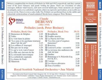CD Claude Debussy: 24 Préludes (orch. Peter Breiner) 292550