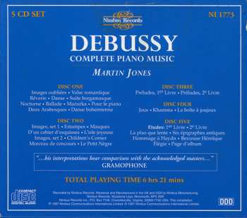 5CD/Box Set Claude Debussy: Complete Piano Music 235355