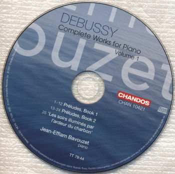 CD Claude Debussy: Complete Works For Piano, Volume 1 314046