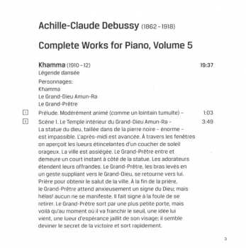 CD Claude Debussy: Complete Works For Piano, Volume 5 315862