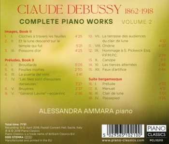CD Claude Debussy: Debussy: Complete Piano Works, Volume 2 318443