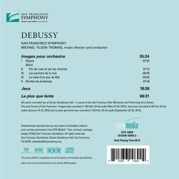SACD Claude Debussy: Debussy: Images; Jeux; La Plus Que Lente  245775