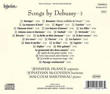 CD Claude Debussy: Debussy Songs - 3 346477