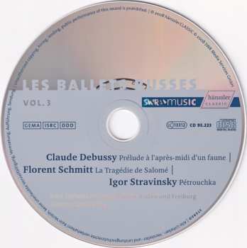 CD Claude Debussy: Prélude À L'après-midi D'un Faune | La Tragédie De Salomé | Pétrouchka 430453