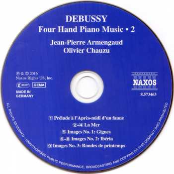 CD Claude Debussy: Four-Hand Piano Music • 2 322661