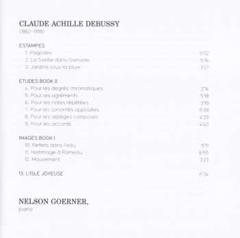 CD Claude Debussy: L'Isle Joyeuse, Images Book I, Études Book II, Estampes DIGI 306420
