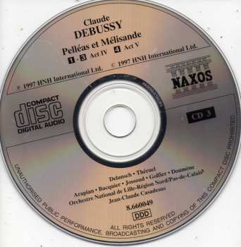 3CD Claude Debussy: Pelléas Et Mélisande  320792