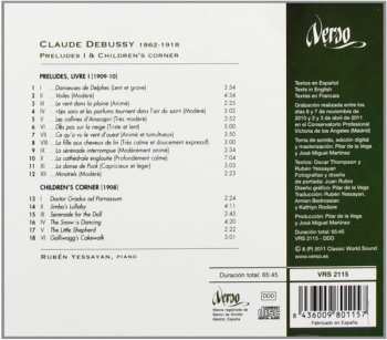 CD Claude Debussy: Preludes I & Children's Corner 407971