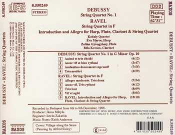 CD Claude Debussy: String Quartet No. 1 / String Quartet In F / Introduction And Allegro For Harp, Flute, Clarinet & String Quartet 342902