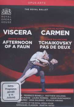 Claude Debussy: The Royal Ballet: Viscera / Carmen / Afternoon Of A Faun / Tschaikowsky Pas De Deux
