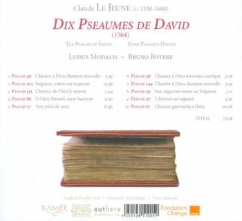 CD Claude Le Jeune: Dix Pseaumes De David 314599