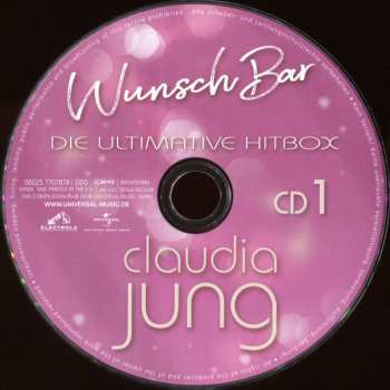 3CD Claudia Jung: Unverwechsel Bar - Die Ultimative Hitbox 178914