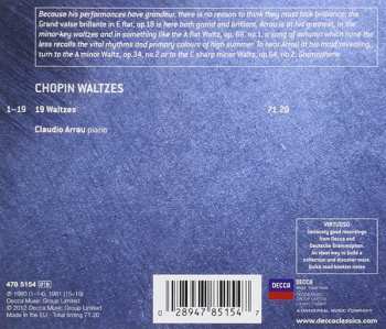 CD Claudio Arrau: Chopin 19 Waltzes 191828