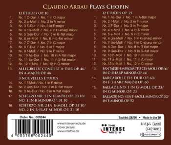 2CD Claudio Arrau: Claudio Arrau Plays Chopin 519147