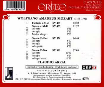 CD Claudio Arrau: Sonaten KV 332 • 457 • 576 / Fantasie KV 475 332272