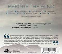 CD Claudio Filippini Trio: Before The Wind 486497