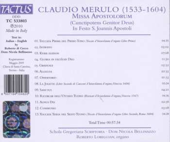CD Claudio Merulo: 	 Missa Apostolorum (Cunctipotens Genitor Deus) : In Festo S. Joannis Apostoli 509816
