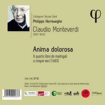 CD Claudio Monteverdi: Anima Dolorosa - Il Quarto Libro De Madrigali 272514