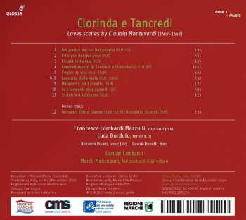 CD Claudio Monteverdi: Clorinda E Tancredi 120669