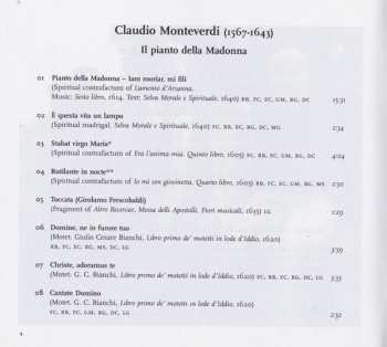 CD Claudio Monteverdi: Il Pianto Della Madonna 318827