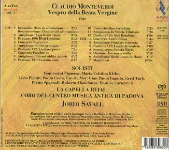 2SACD Claudio Monteverdi: Vespro Della Beata Vergine 1610 476625