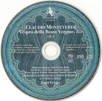 2SACD Claudio Monteverdi: Vespro Della Beata Vergine 1610 476625