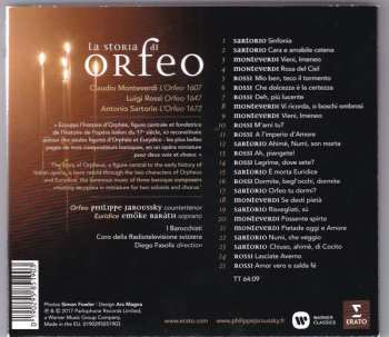 CD Claudio Monteverdi: La Storia Di Orfeo DIGI 47801