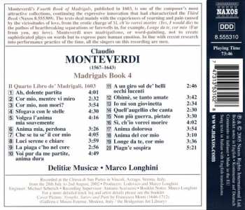 CD Claudio Monteverdi: Madrigals Book 4 231697
