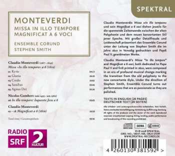 CD Claudio Monteverdi: Missa In Illo Tempore · Magnificat A 6 Voci 323075
