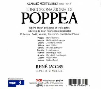 3CD Claudio Monteverdi: Monteverdi L'Incoronazione di Poppea 229589