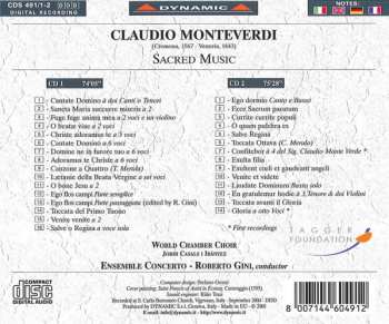 2CD Claudio Monteverdi: Sacred Music 324355