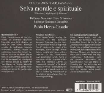 CD Claudio Monteverdi: Selva Morale E Spirituale - Séléction / Highlights / Auswahl 96192