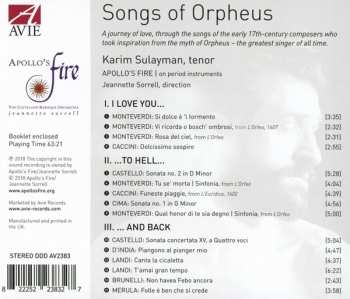 CD Claudio Monteverdi: Songs Of Orpheus 33634