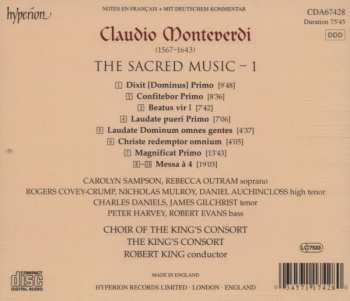 CD Claudio Monteverdi: The Sacred Music - 1 314643