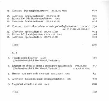 2CD Claudio Monteverdi: Vespro Della Beata Vergine 328161