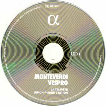 2CD Claudio Monteverdi: Vespro Della Beata Vergine, SV206 436472